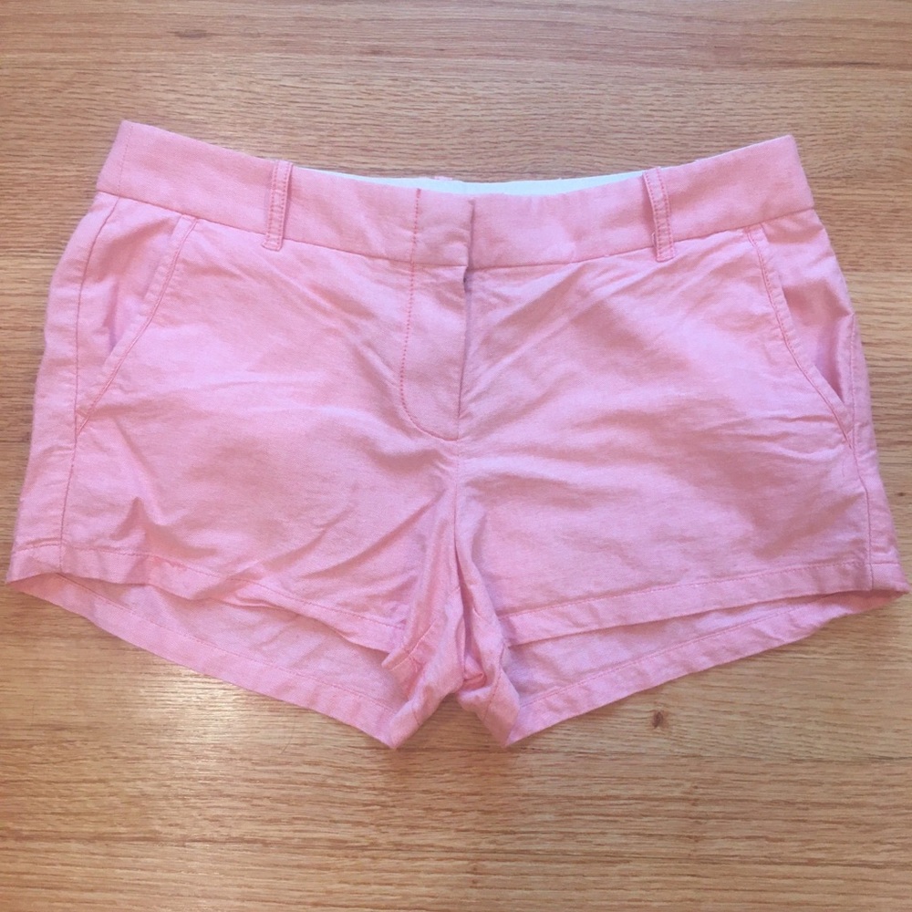J. crew shorts size 6, muted orange color